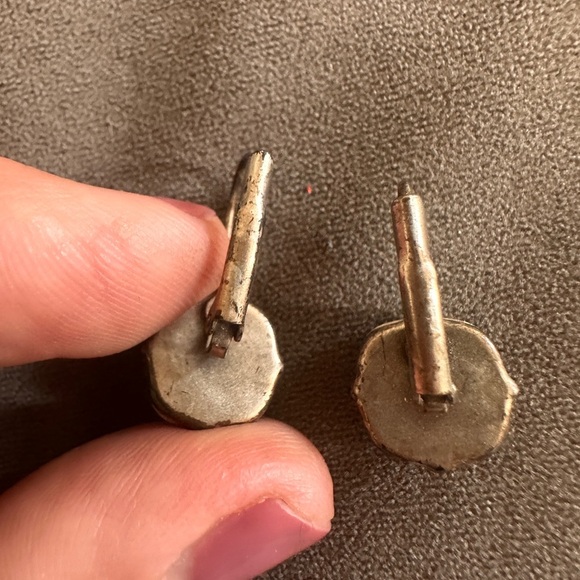 Deep Purple Crystal Leverback Earrings Antique Art Deco Date Night Black Tie - Picture 5 of 5